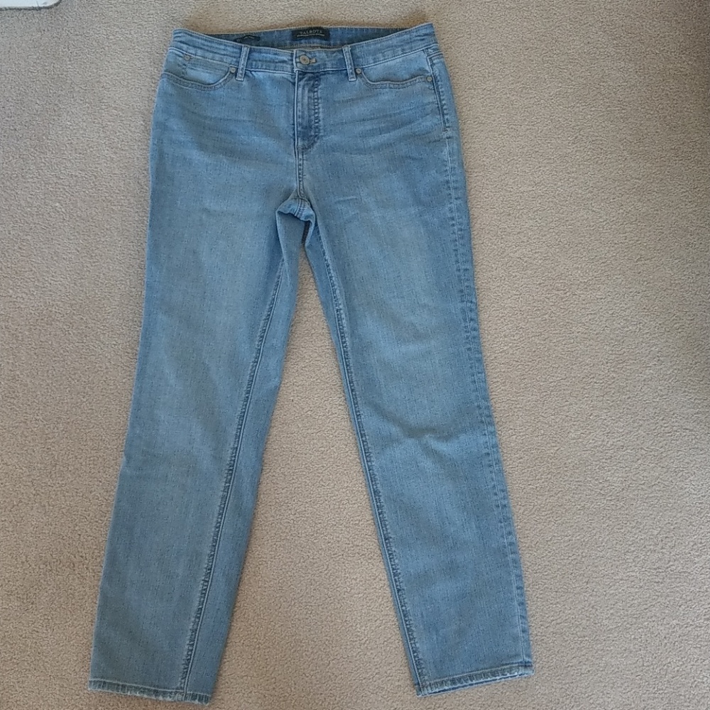 Light wash denim jeans